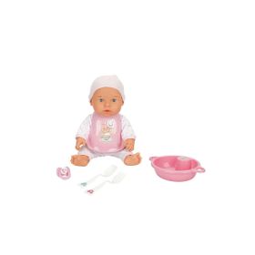 Sunman 030021 Bebelou Yemek Zamanı Sesli 35 cm 3 Yaş Bebek Seti