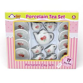 Sunman 1002168 17 Parça Porselen Çay Seti