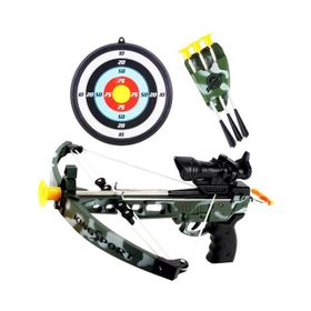 Sunman 1035881 Sadak Hedefli 4 Oklu Crossbow Askeri Set