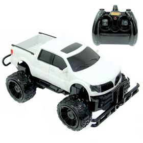 Sunman 1:14 34 cm Işıklı Uzaktan Kumandalı Big Foot USB Şarjlı Pick Up Araba