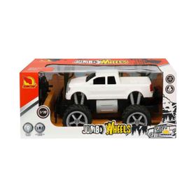 Sunman 1:18 26 cm Beyaz Pickup Uzaktan Kumandalı Jumbo Wheels Usb Şarjlı Araba