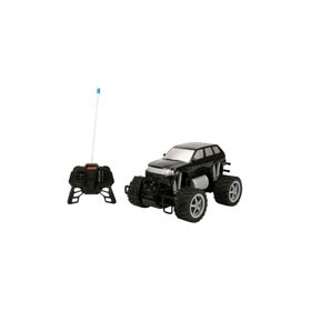 Sunman 1:18 26 cm Siyah Jeep Uzaktan Kumandalı Jumbo Wheels Usb Şarjlı Araba