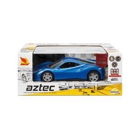 Sunman 1:20 20 cm Mavi Uzaktan Kumandalı Aztec Spor Araba
