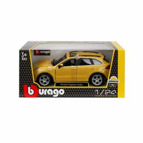 Sunman 1:24 Sarı Porsche Cayenne Turbo Plus Model Araba