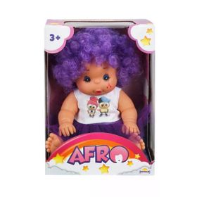 Sunman 20040 Afro Kıvırcık Saçlı 23 cm Bebek