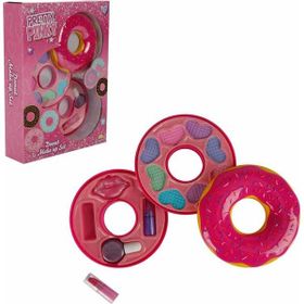 Sunman 2596 Donut Şekilli 2 Katlı Makyaj Güzellik Seti