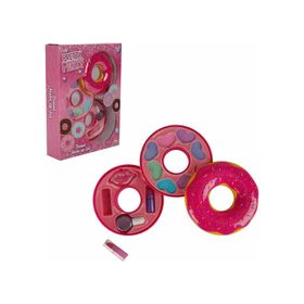Sunman 2596 Donut Şekilli 2 Katlı Makyaj Güzellik Seti
