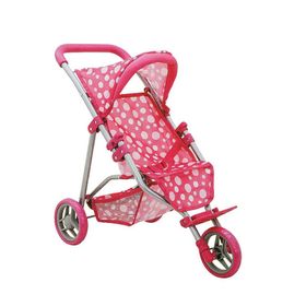 Sunman 3 Tekerlekli Metal Puset pembe