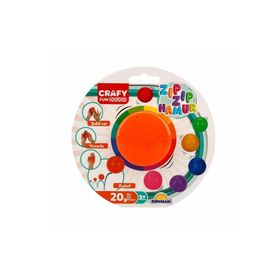Sunman 3018 20 gr 8 Renkli Zıp Zıp Tekli Oyun Hamuru