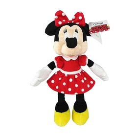 Sunman 3414 25 cm Peluş Minnie Kırmızı Elbiseli