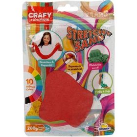 Sunman 3604 Crafy Streç Kırmızı 200 gr Oyun Hamuru