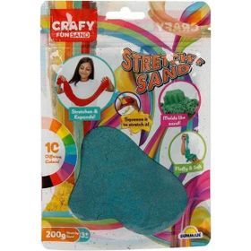 Sunman 3606 Crafy Streç Turkuaz 200 gr Oyun Hamuru