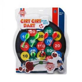 Sunman 36789 36 cm Cırt Cırt İğnesiz Dart Seti