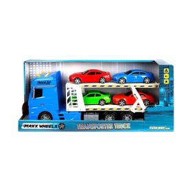 Sunman 44 cm Maxx Wheels Sesli ve Işıklı 2 Katlı Transporter Tır