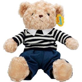 Sunman 4807 Kıyafetli Peluş Ayı Teddy Bear 37 cm Karakter Oyuncak