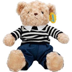 Sunman 4807 Kıyafetli Peluş Ayı Teddy Bear 37 cm Karakter Oyuncak