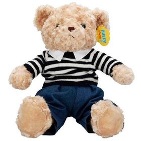 Sunman 4807 Kıyafetli Peluş Ayı Teddy Bear 37 cm Karakter Oyuncak