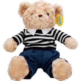 Sunman 4807 Kıyafetli Peluş Ayı Teddy Bear 37 cm Karakter Oyuncak