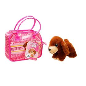 Sunman 50585 Cutekins Taşıma Çantalı Peluş Köpek