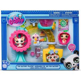 Sunman 5196 Littlest Pet Shop Minişler Eğlence Fabrikası Oyun Seti