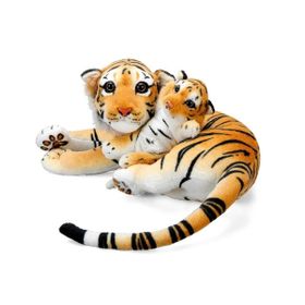 Sunman 60 cm Kaplan ve Yavrusu Peluş