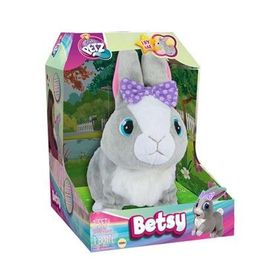Sunman 9586 Sesli ve Hareketli Tavşan Betsy Peluş
