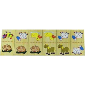 Sunman Ahşap Domino Hayvan Figür