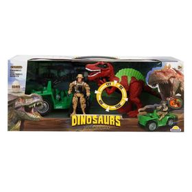 Sunman Dinosaurs Dinozor 13 Parça Yakalayıcı Oyun Seti