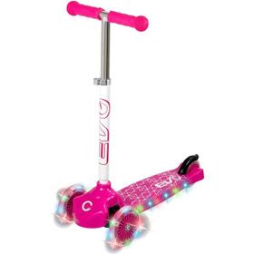 Sunman Evo Işıklı 3 Tekerlekli Pembe Scooter