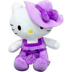 Sunman Hello Kitty Elbiseli Şapkalı 36 cm Peluş Oyuncak