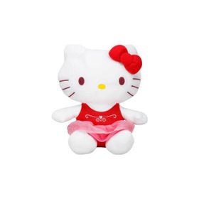 Sunman Hello Kitty Kırmızı Fiyonklu 50 cm Peluş Oyuncak