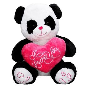 Sunman JNH1027 50 cm Panda Oturan Kalpli Peluş Ayı