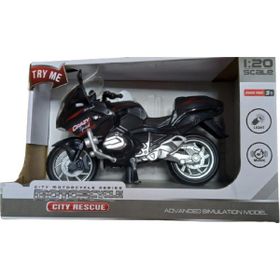 Sunman Kutulu Sirenli Siyah Motosiklet