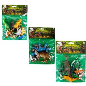Sunman Orta Boy Dinozorların Dünyası Poşetli Hayvan Oyun Seti
