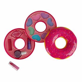 Sunman S00002596 Donut Şekilli 2 Katlı Makyaj Güzellik Seti