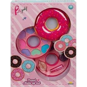 Sunman S00002596 Donut Şekilli 2 Katlı Makyaj Güzellik Seti