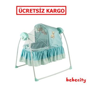 Sunny Baby 9146 Caretta Gri Elektrikli Otomatik Sallanır Beşik