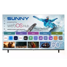 Sunny SN60QLEDM-W02M 60 inç 152 Ekran 4K Ultra HD WebOS QLED TV