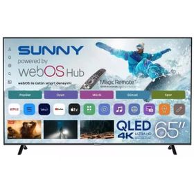 Sunny SN65QUMLN-W02M 65 inç 165 Ekran 4K Ultra HD WebOS LED TV