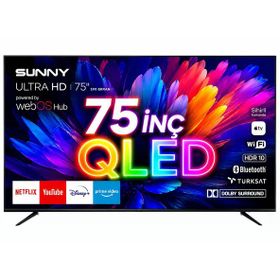 Sunny SN75QMN 75 inç 190 Ekran 4K Ultra HD WebOS QLED TV