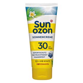 SunOzon 100 ml Spf30+ Tüm Cilt Tipleri İçin Güneş Kremi