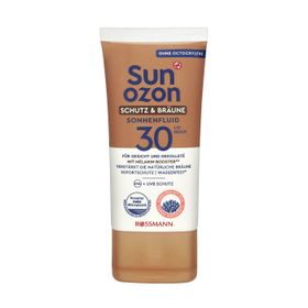 SunOzon SPF30 50 ml Güneş Koruyucu Bronzlaştırıcı Yüz Kremi