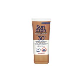 SunOzon SPF30 50 ml Güneş Koruyucu Bronzlaştırıcı Yüz Kremi