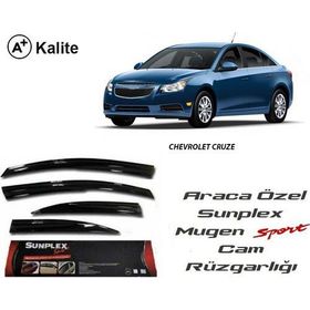 Sunplex Chevrolet Cruze Mugen Tip 4 lü Cam Rüzgarlığı