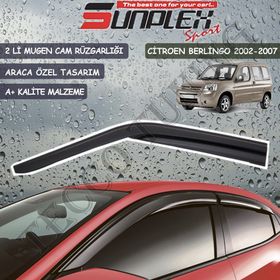 Sunplex Citroen Berlingo 2002-2007 Mugen Cam Rüzgarlığı