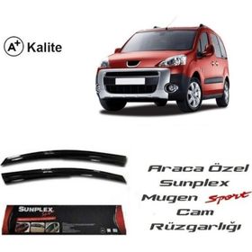 Sunplex Citroen Berlingo 2008 Mugen Tip Cam Rüzgarlığı