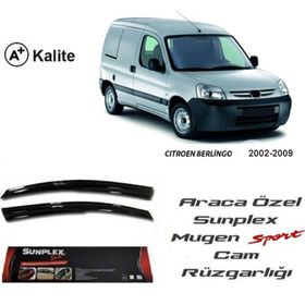 Sunplex Citroen Berlingo Mugen Tip 2li Cam Rüzgarlığı