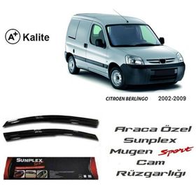 Sunplex Citroen Berlingo Mugen Tip 2li Cam Rüzgarlığı