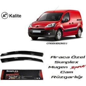 Sunplex Citroen Berlingo Mugen Tip 2li Cam Rüzgarlığı