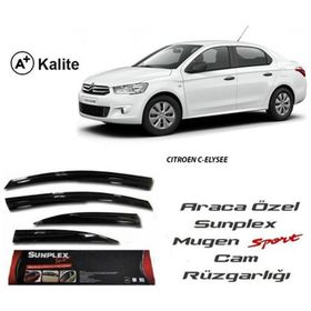 Sunplex Citroen Elysee Mugen Tip Cam Rüzgarlığı